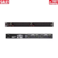 TZT-215 2-channel 15 Band Equalizer Professional Graphic Equalizer w/ XLR & TRS