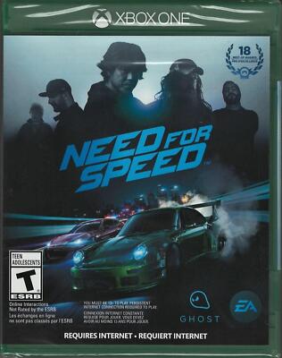 Need for Speed (2016) Xbox One (Brand New Factory Sealed US Version) Xbox One, x