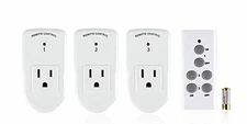 BN-LINK Wireless Remote Control Outlet Switch,3 Remote Sockets +1 Remote Control