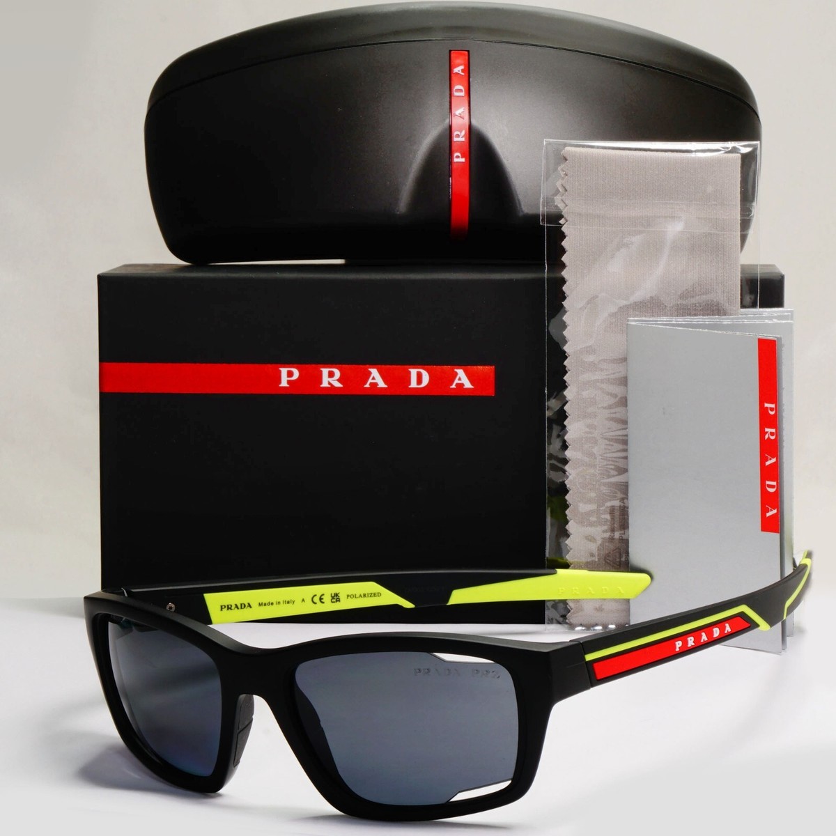 Prada 57mm Polarized Sunglasses (Authentic) Amazon.com: Prada PR 58YS - 1AB09S Sunglasses 57mm  main image 4