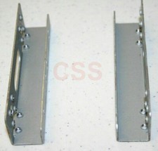 Computer PC Case Metal Brackets for Mounting 3.5" Hard Drive in 5.25" Bay Caddy