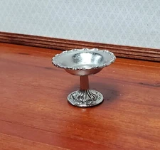 Dollhouse Pedestal Bowl Large Fruit or Bread works in both 1:12 and 1/6 Scale