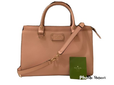 kate spade pink satchel handbolsa
