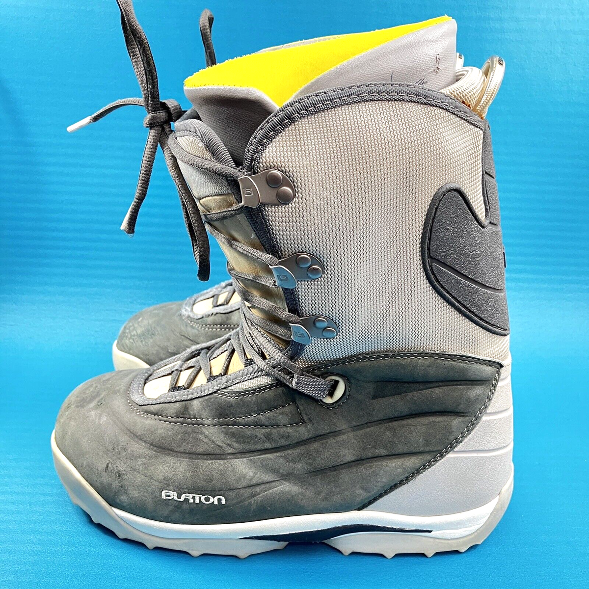 Burton Freestyle Snowboard Boots Men’s Size 15 Gray/White/Yellow Burton Snowboard Boots for Men, Women & Kids | Burton  main image 4