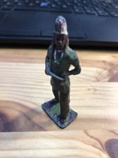 Britains Limited England Indians Lead Indian Figures Metal Base Vintage Toys