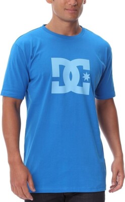 DC Shoes Star Short Sleeve Logo Tee Blue Small TD038 EE 17