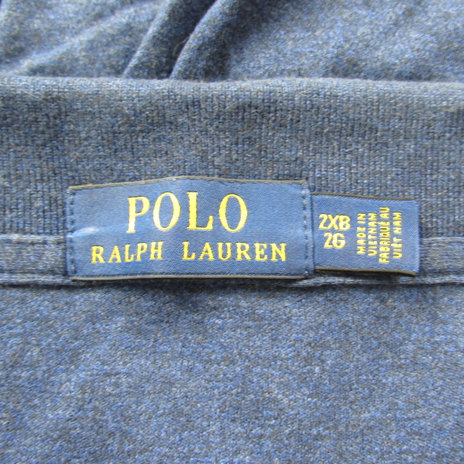 Polo Ralph Lauren camicia uomo 2XB grande polo blu erica preppy carne pony