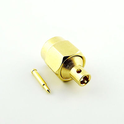 10pcs RF Connector SMA Male Plug Solder For Semi-Rigid RG405 0.086'' Cable