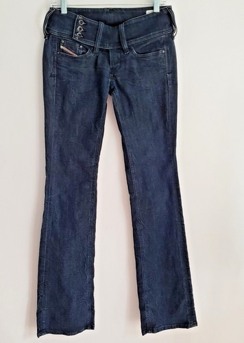 DIESEL Cherock Jeans Size W26 L34 Womens Stretch Cotton Blue Denim Italy  008JC | eBay