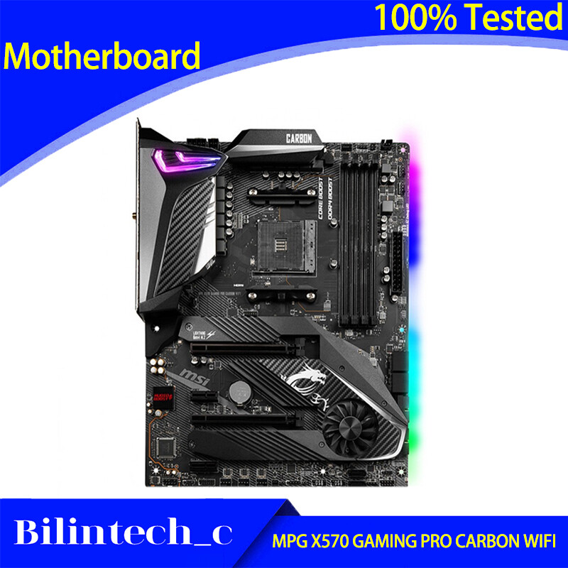FOR MSI MPG X570 GAMING PRO CARBON WIFI Motherboard AM4 Supports