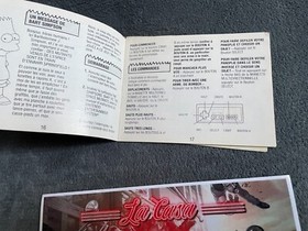 ₪PAS DE JEU₪ Notice Nintendo NES - FRA - The Simpsons Bart vs The Space Mutants