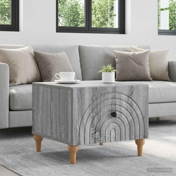 Couchtisch Graues Sonoma 49 X 50 X 40 Cm Holzwerkstoff-image