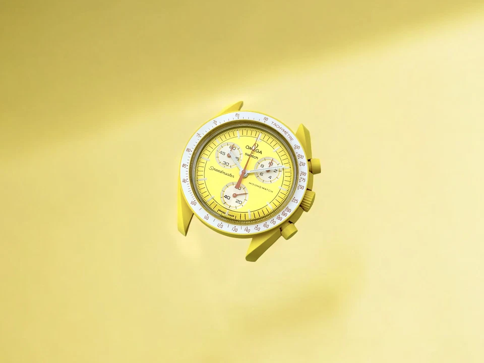 Swatch X Omega MoonSwatch Mission to the Sun Armbanduhr 42 mm Ref. SO33J100 - Bild 3 von 4