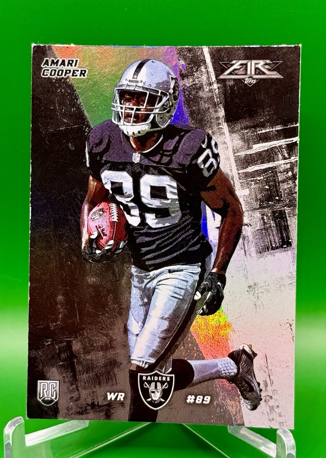 Amari Cooper Topps Fire Rookies #3 Silver