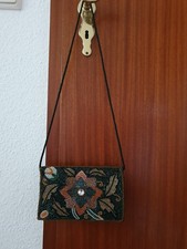 2 Vintage Clutch/ Handtasche/ Schultertasche - perlenbesetzt