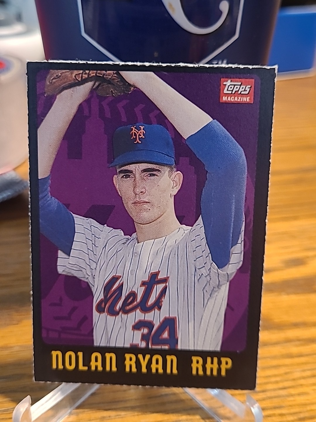 Nolan Ryan Topps Magazine 1993 #TM109 Slight Crease