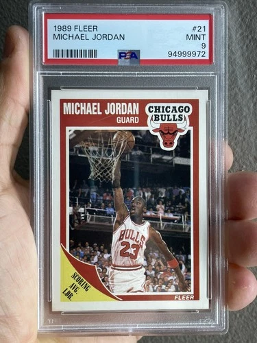 1989 Fleer #21 Michael Jordan PSA 9