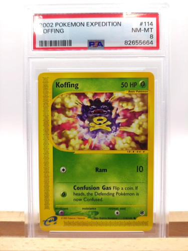 Koffing graded PSA 8 for sale on eBay