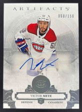 2017-18 Upper Deck Artifacts Rookie #XV Victor Mete RC Autograph Auto /150