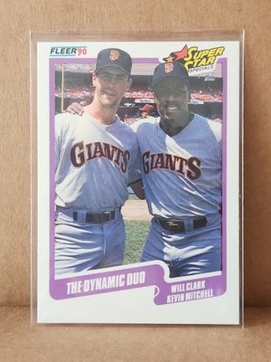1990 Fleer Super Star Specials Will Clark Kevin Mitchell #637 The Dynamic Duo