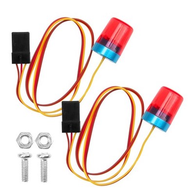 2 Stück Multifunktion RC LED Blitzleuchten Alarmlampe Blinklicht Rundumleuchte 6034