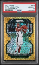 2021 PANINI PRIZM GOLD SHIMMER #128 KHRIS MIDDLETON 6/10 PSA 10
