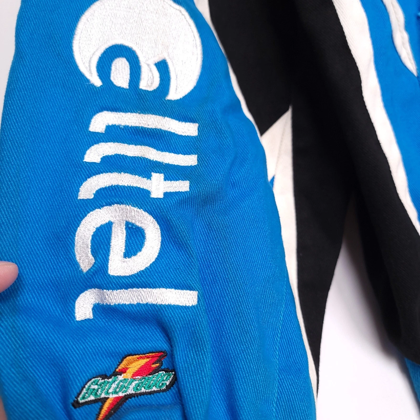 Ryan Newman JH Design Alltel NASCAR Racing Jacket Blue Black 4XL Sewn image 6