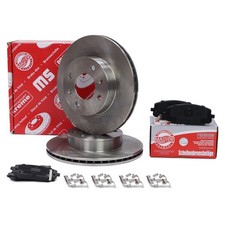 Bremsscheiben + Bremsbeläge vorne für KIA PICANTO I (SA); HYUNDAI I10 I (PA)