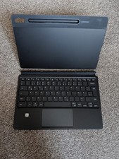 Original Samsung Keyboard Cover für Galaxy Tab S7+/S8 + QWERTZ Tastatur u. Hülle