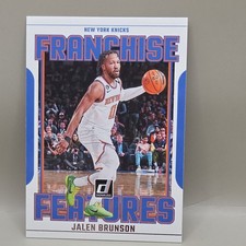 2023-24 Panini Donruss Franchise Features insert Jalen Brunson  New York Knicks 