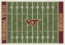 5x8 Milliken Virginia Tech Hokies NCAA Home Field Area Rug - Approx 5'4