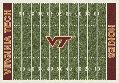 5x8 Milliken Virginia Tech Hokies NCAA Home Field Area Rug - Approx 5'4''x7'8''