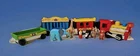 Vintage Fisher Price Little People Circus Train #991 4 Car Version Animals Clown