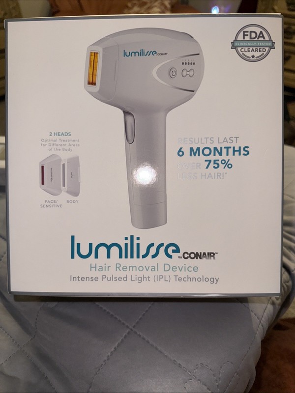 Conair Lumilisse IPL Hair Removal Device White IPL960F New In Box