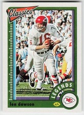 2022 Panini Classics #135 Len Dawson Red Back #/99