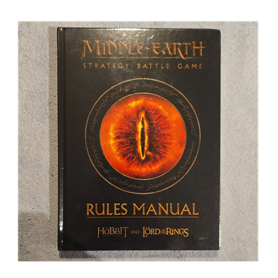 Games Workshop Hardcover Middle-Earth Strategy Battle Game Rules Manual LOTR