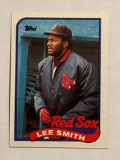 Lee Smith (#760) - Boston Red Sox - 1989 Topps Baseball