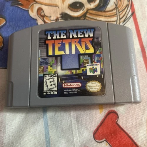 The New Tetris (Nintendo 64/N64) - Authentic, Cleaned, Tested, & Working!