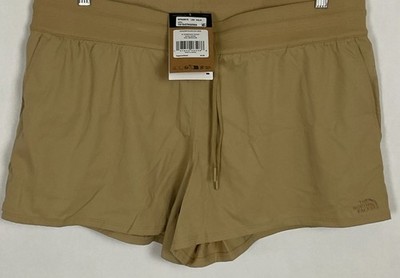 The North Face Womens Sz XXL Aphrodite Shorts Khaki Stone 40x4  New