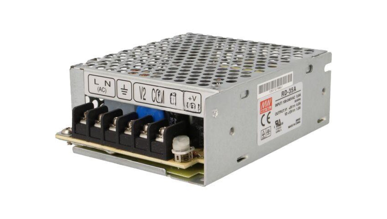 5904006721721 RD-35A Zasilacz impulsowy do wbudowania moduowy 32W 5VDC OUT 2 M 7990₽