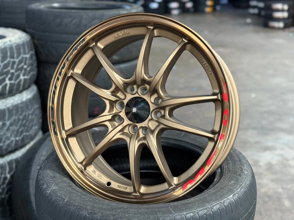 Nuevo 17x7 ET38 Mugen MF10 Diseño BRONCE (4 Ruedas) 4x114.3 HONDA TOYOTA ACURA KIA Foto 4 de 4