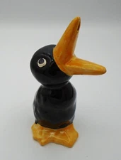 VHTF " BLACK MAGPIE PIE BIRD " Vent Funnel 4.75" Foreign Made