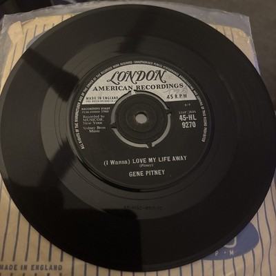 Gene Pitney-I wanna love my life away/I laughed so hard I cried 7  Vinyl G+/G+