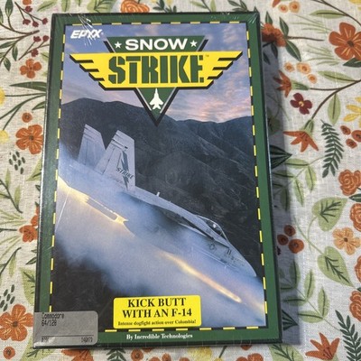 Snow Strike (1990) Commodore 64 C64 128 Sealed Box NOS EPYX Factory Sealed