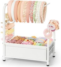 Headband Holder Stand Versatile Organizer Scrunchies Bows  Claw Clips Compact