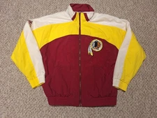 Vintage 90s Pro Line Washington Redskins Apex One Windbreaker Jacket Size M NFL