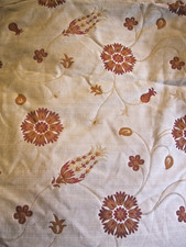 Pair heavy tapestry type curtains lined weighted 61 long 154 inches wide