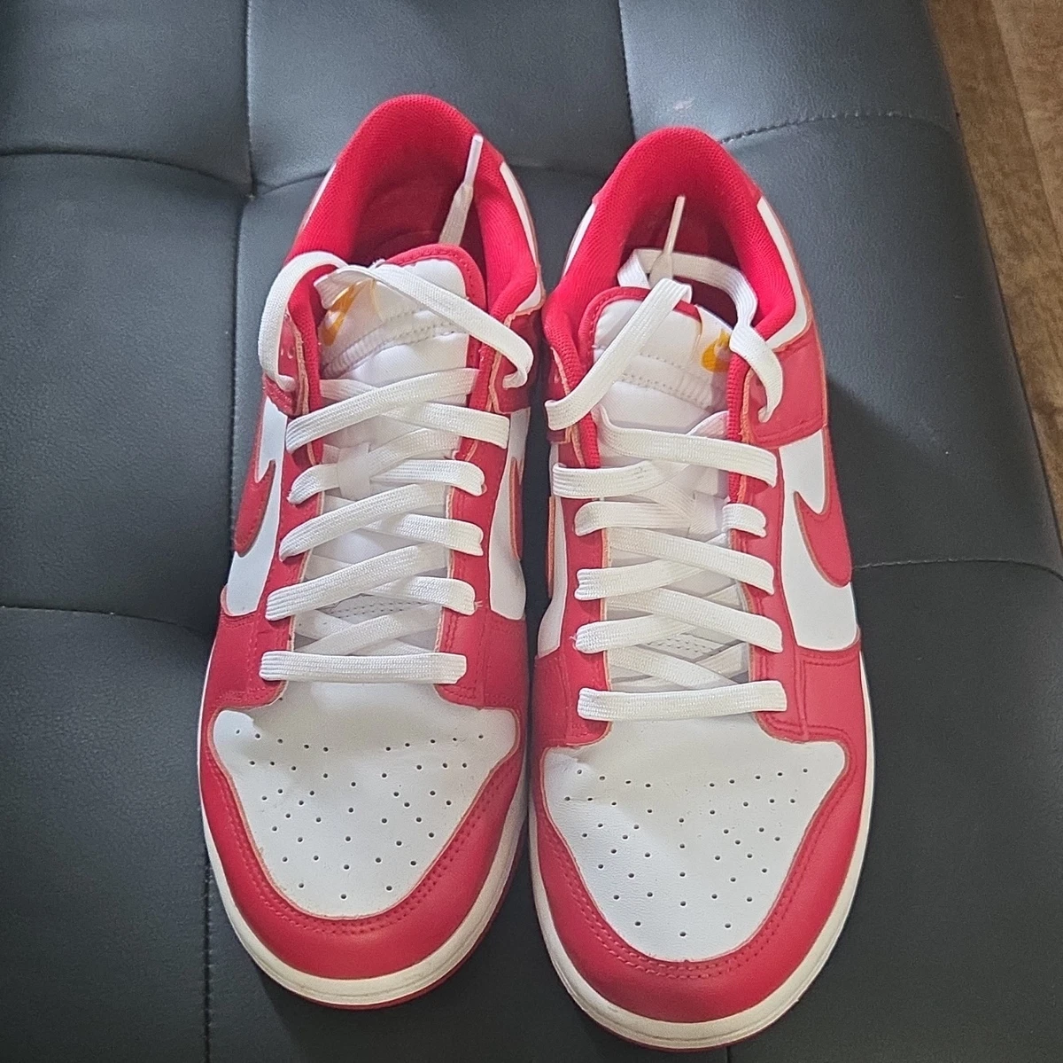 Nike Dunk High White Gym Red for Sale | Authenticity Guaranteed | eBay