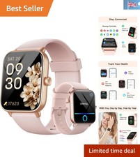 Rose Pink Women’s Smartwatch with Alexa & 110+ Sports Modes