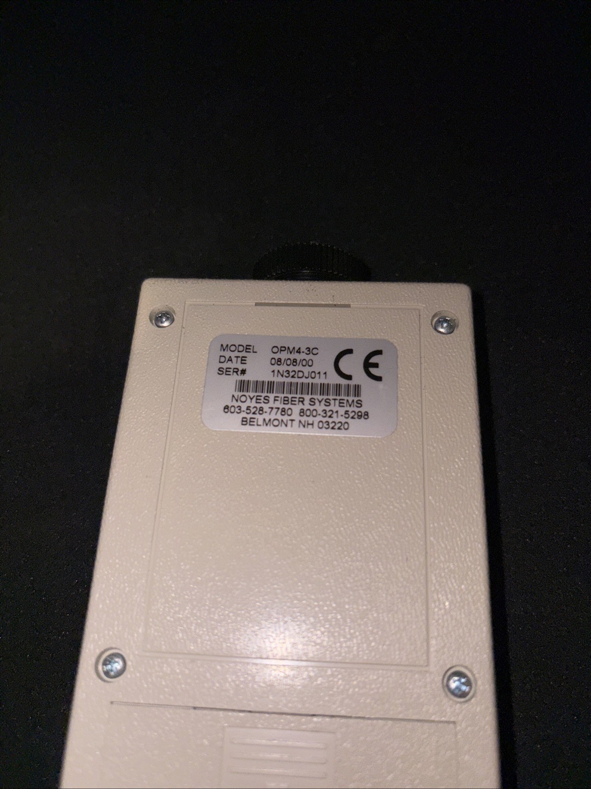 Noyes OPM4-4C Optical Power Meter Unit